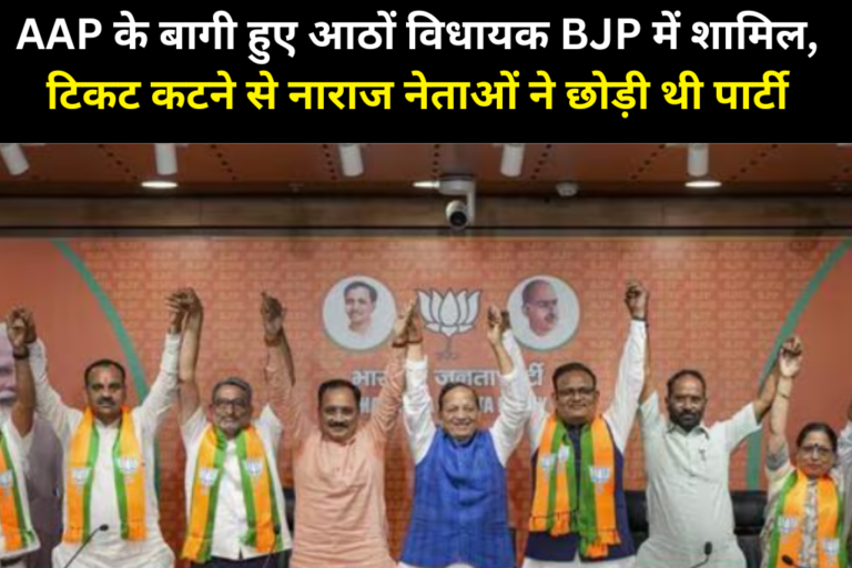 एक विधायक ने भाजपा से आप के खिलाफ बगावत कर दी और बाकी विधायकों को पार्टी छोड़कर पार्टी में शामिल होने को कहा।